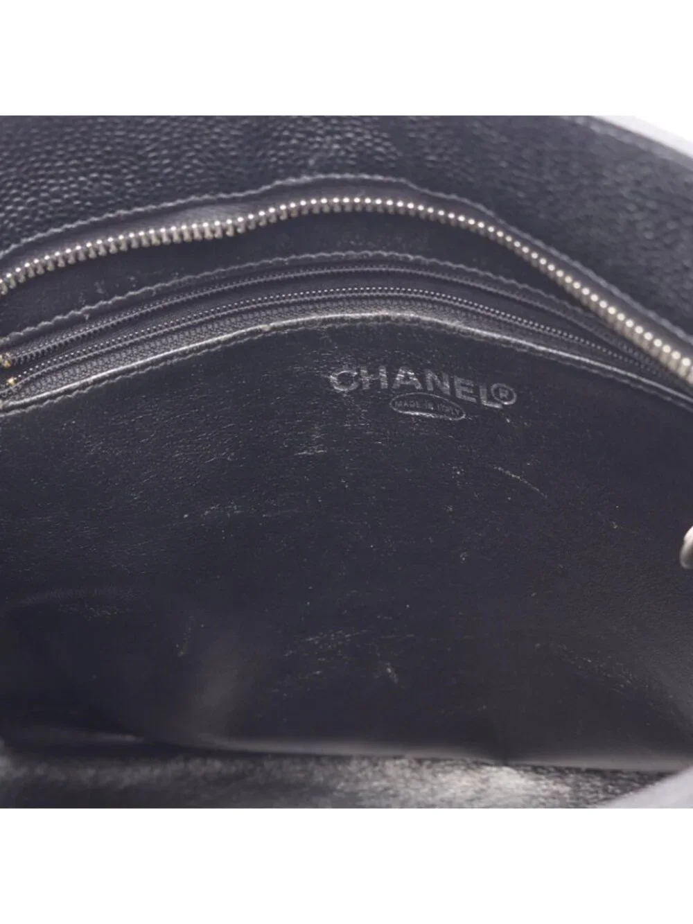 Chanel Tote Reissue Black Caviar Leather